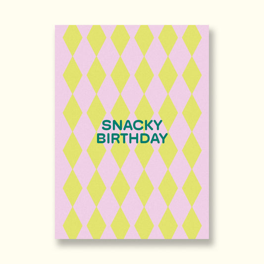 "Snack Birthday" Postkarte