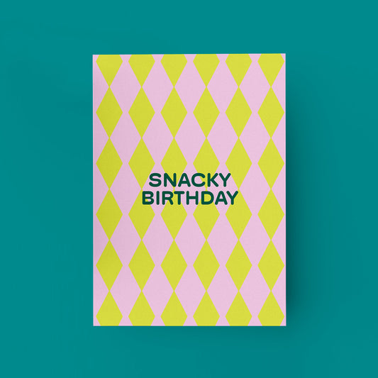 "Snack Birthday" Postkarte