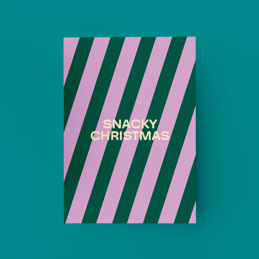 "Snacky Christmas" Postkarte