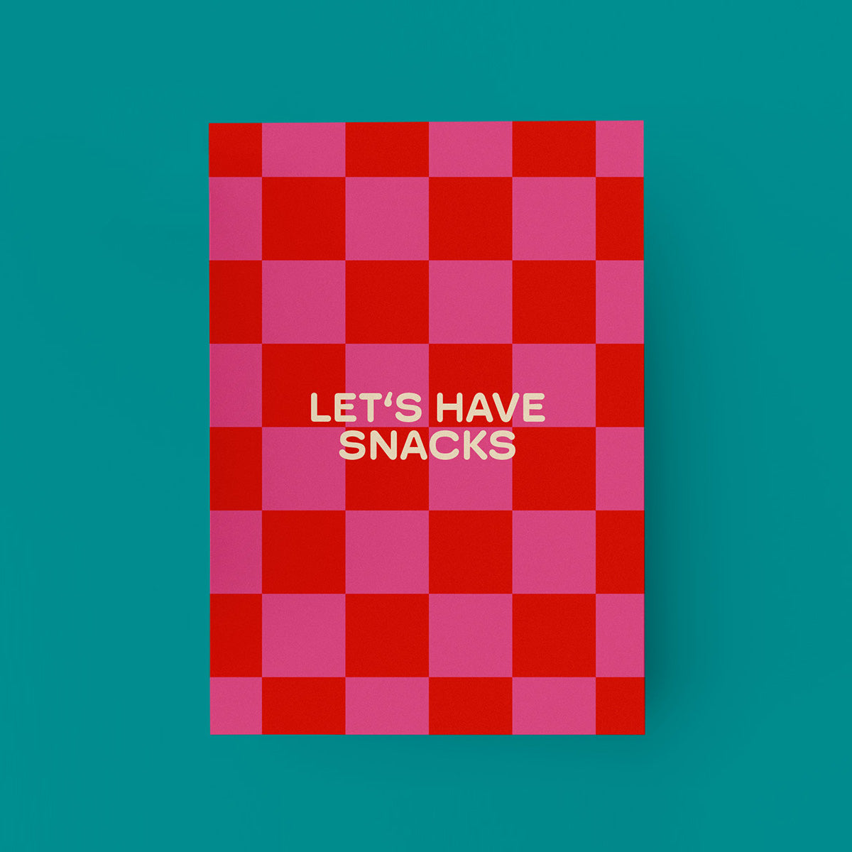 "Let's Have Snacks" Postkarte