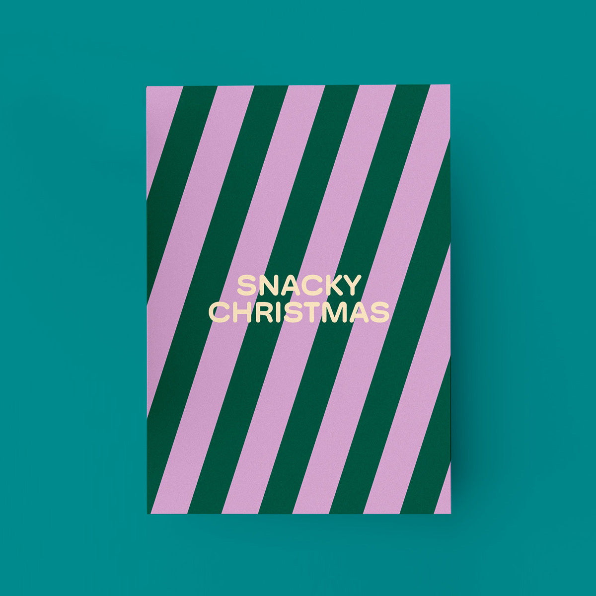 "Snacky Christmas" Postkarte